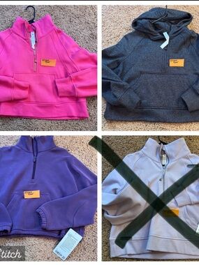 lululemon athletica scuba hoodie sweatshirts - will separate (lot of THREE)